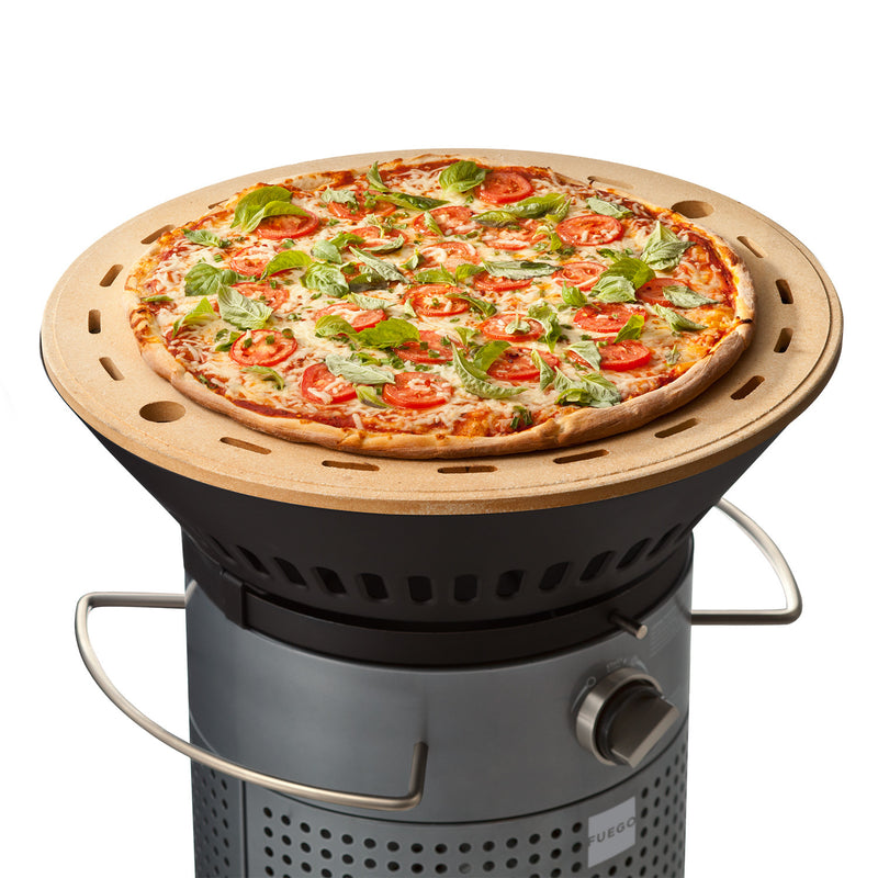 Her kan du købe den originale pizzasten til din Fuego Element gasgrill. Pizzastenen passer til begge versioner